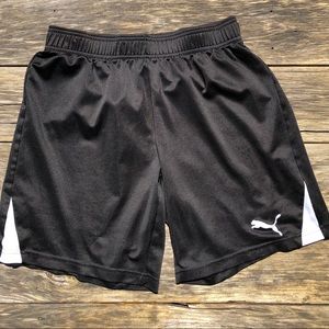 Black Puma Athletic Shorts
